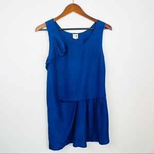 EDME & ESYLLTE Royal Blue Ruffle Top 8